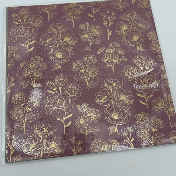 Stampin Up Forever Love DSP 12x12 Designer Series Paper Flowers Plants Stripes - Picture 2 of 3